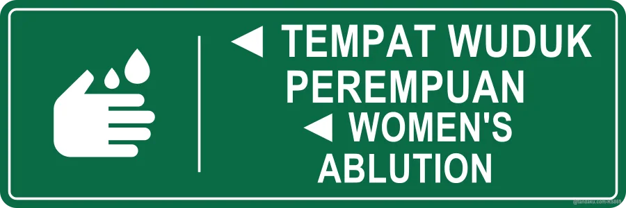 Masjid Wudhu Women Arrow Left