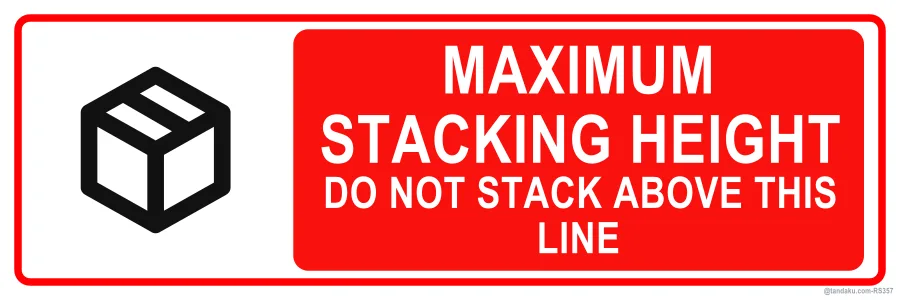 MAXIMUM STACKING HEIGHT — English