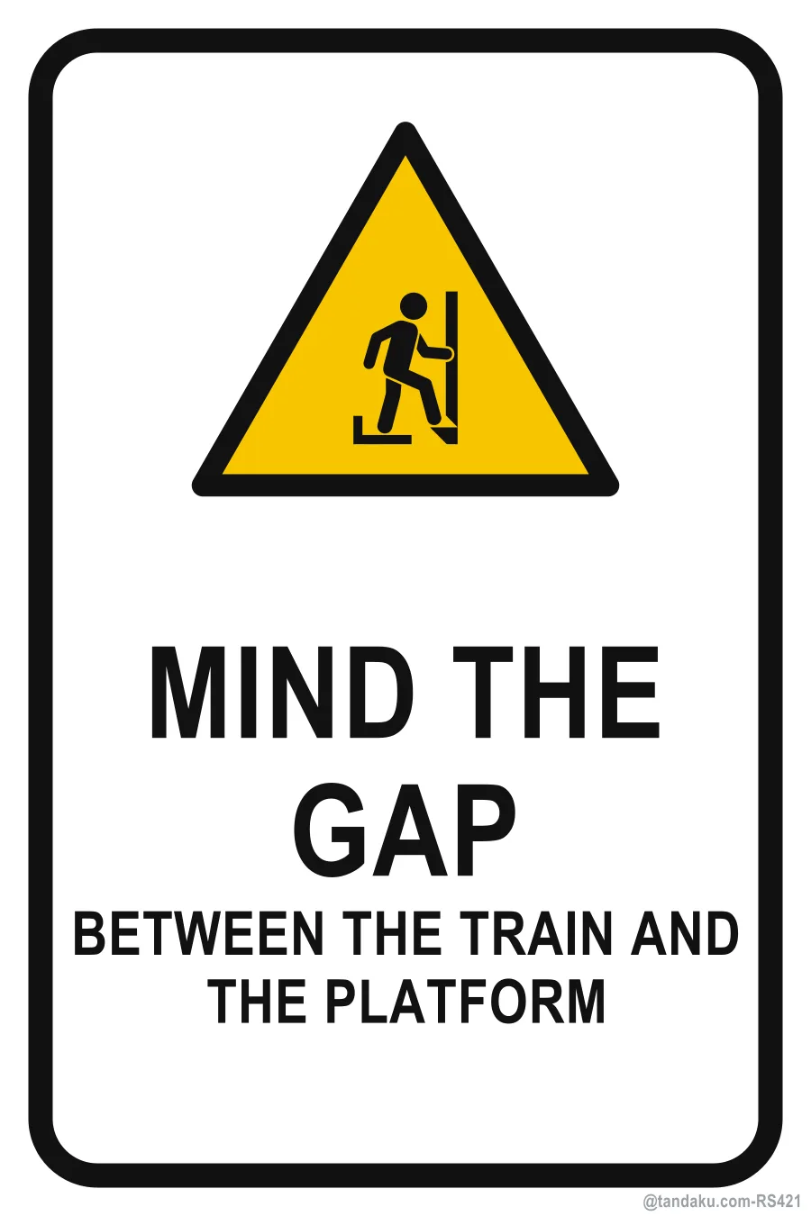 MIND THE GAP — English