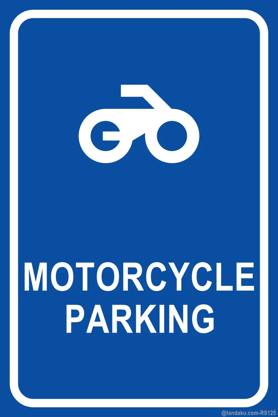 MOTORCYCLE PARKING — English