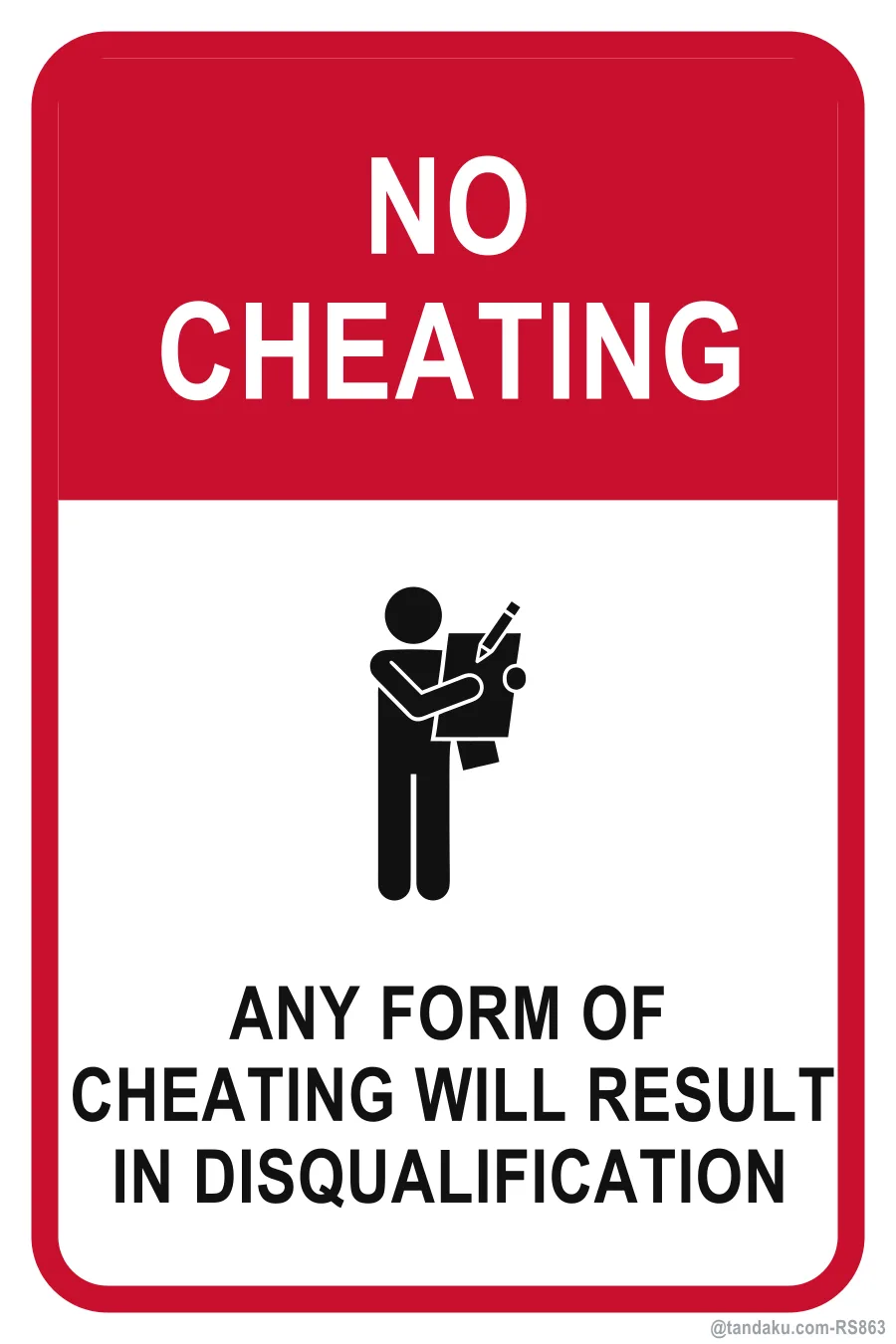NO CHEATING — English