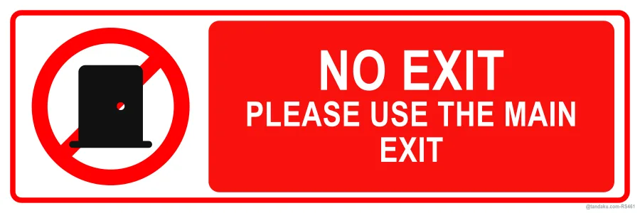 NO EXIT — English