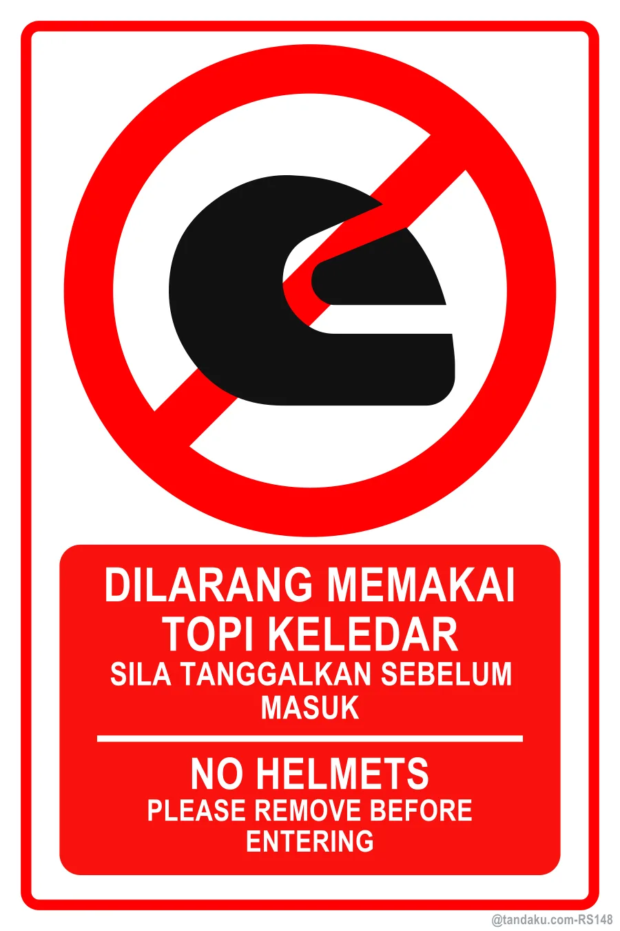 NO HELMETS — BM + EN