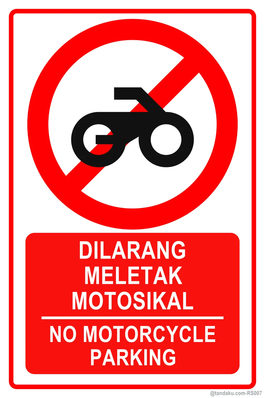 No Motorcycle Parking