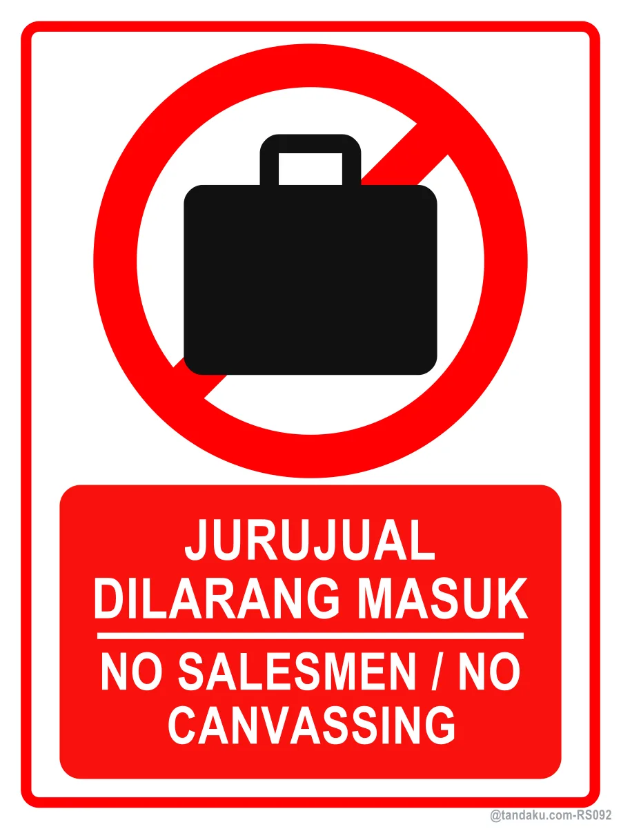 No Salesmen