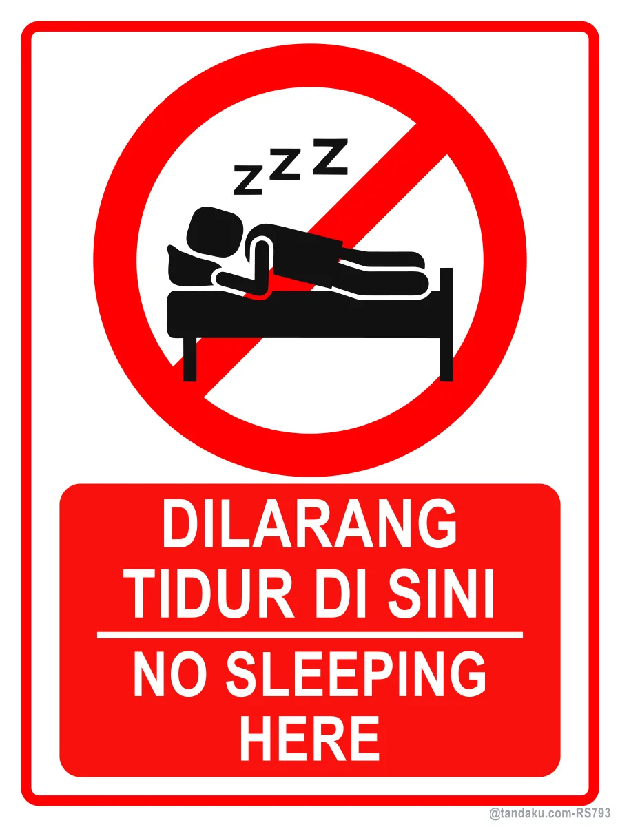 NO SLEEPING HERE — BM + EN