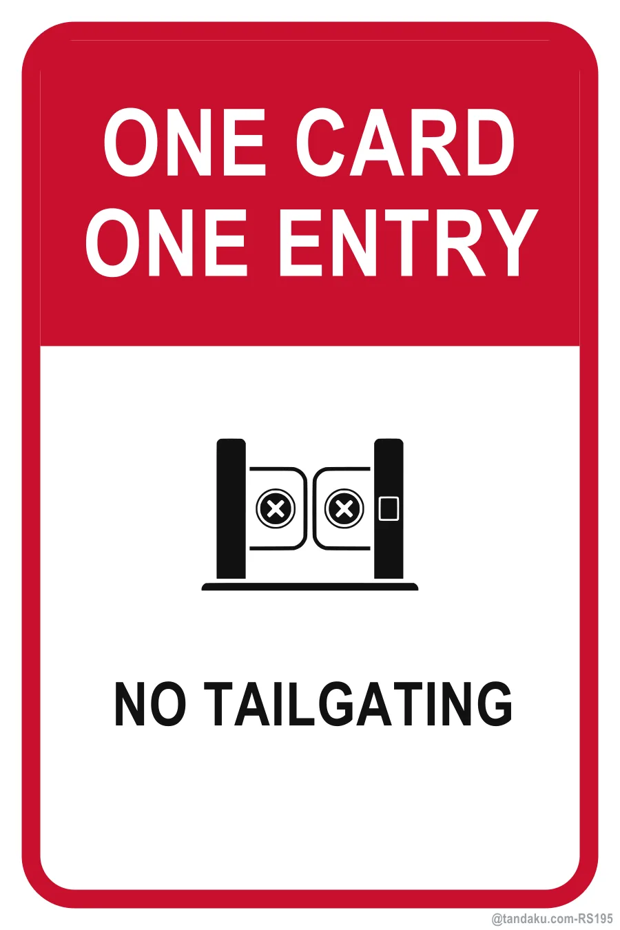ONE CARD ONE ENTRY — English