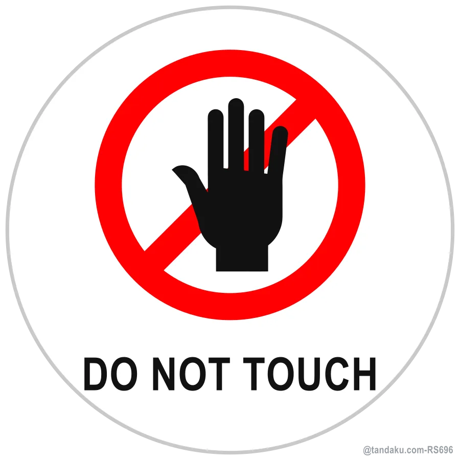 DO NOT TOUCH — English