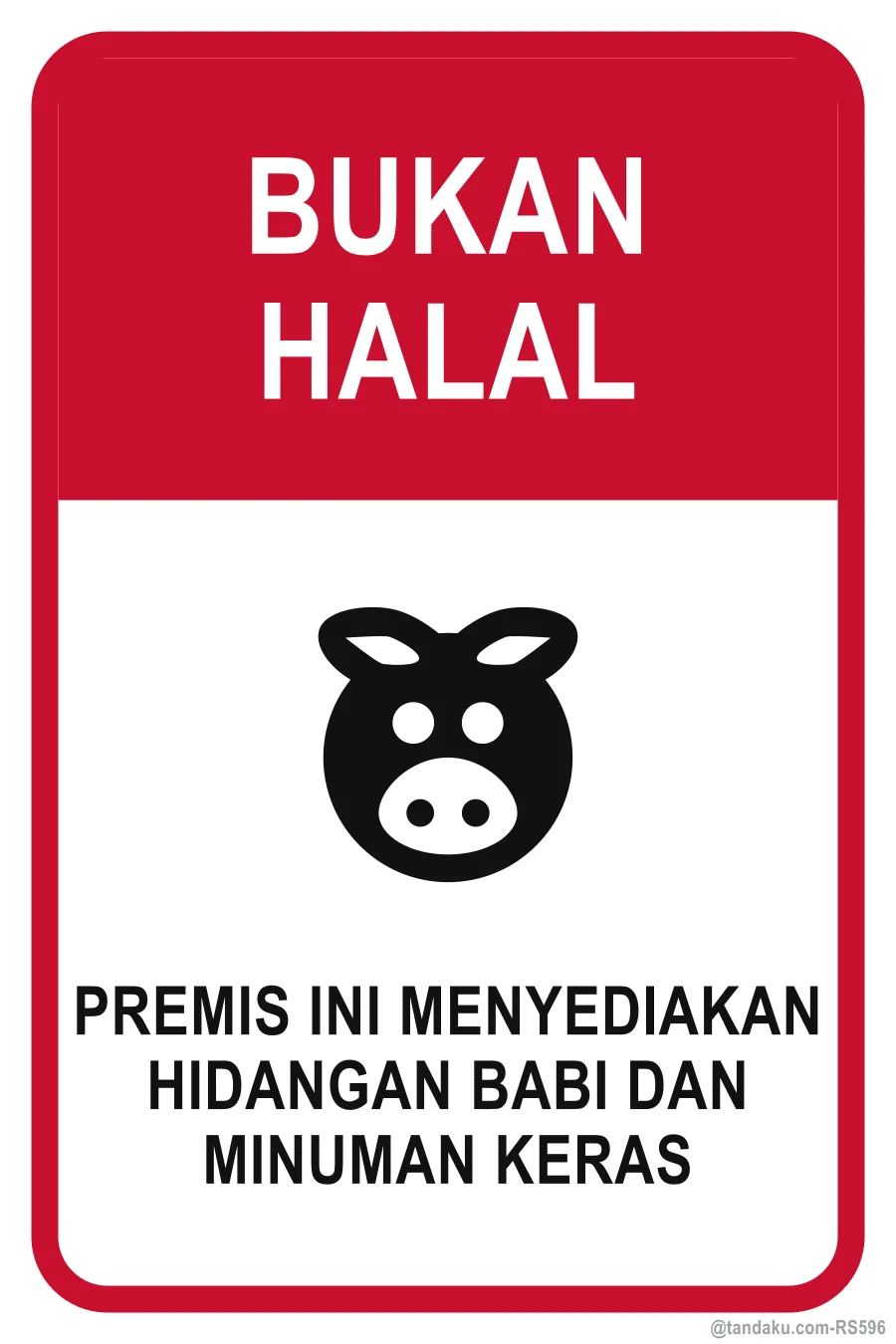 NON-HALAL — Bahasa Malaysia