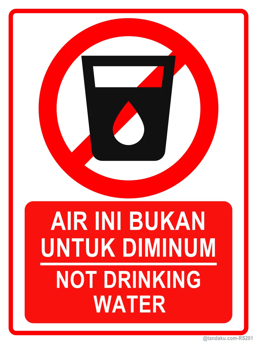 NOT DRINKING WATER — BM + EN