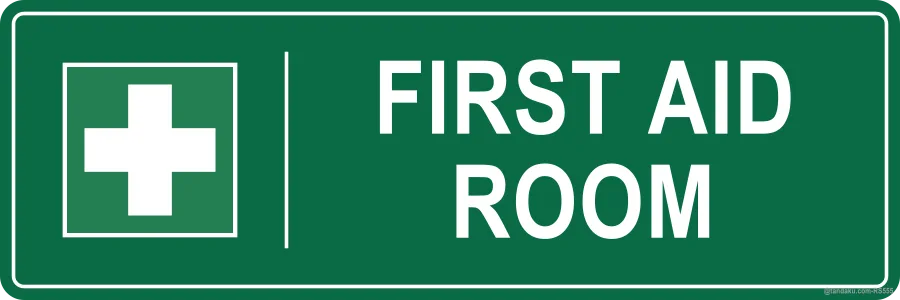 FIRST AID ROOM — English