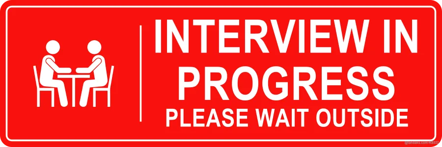 INTERVIEW IN PROGRESS — English