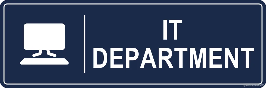 IT DEPARTMENT — English