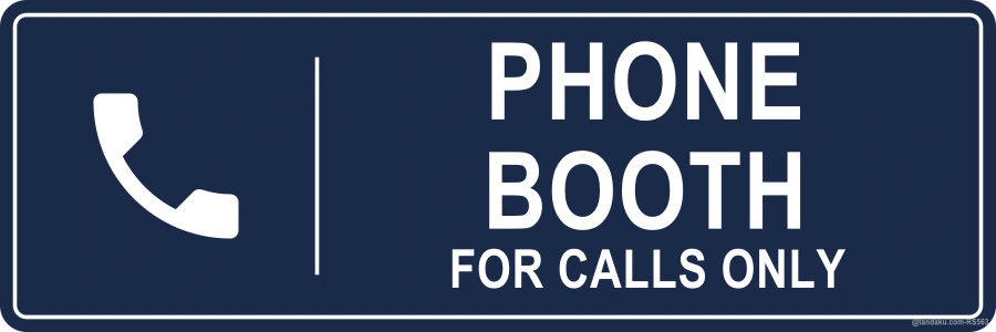 Office Phone Booth — English