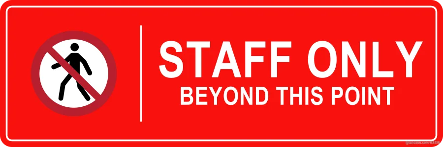 STAFF ONLY — English