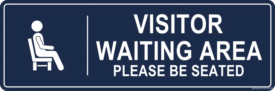 VISITOR WAITING AREA — English