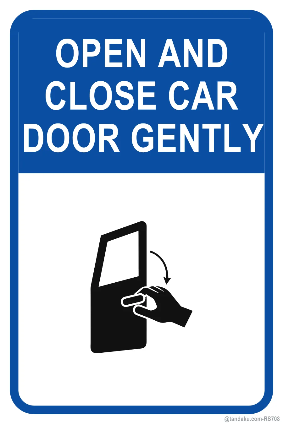 OPEN AND CLOSE CAR DOOR GENTLY — English