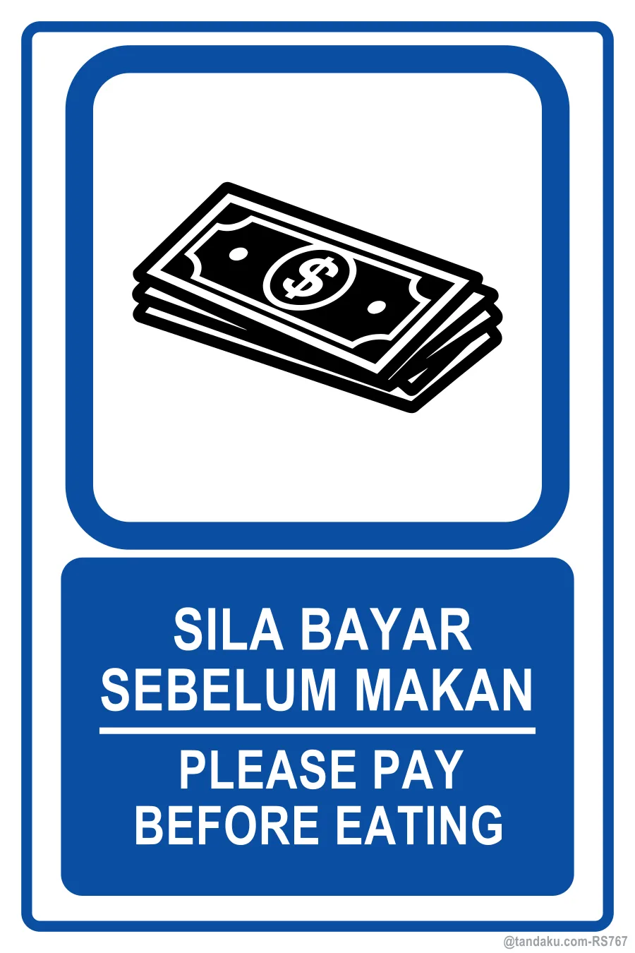 Pay Before Eating