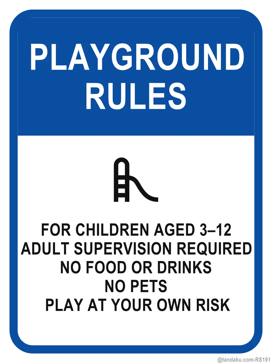 PLAYGROUND RULES — English