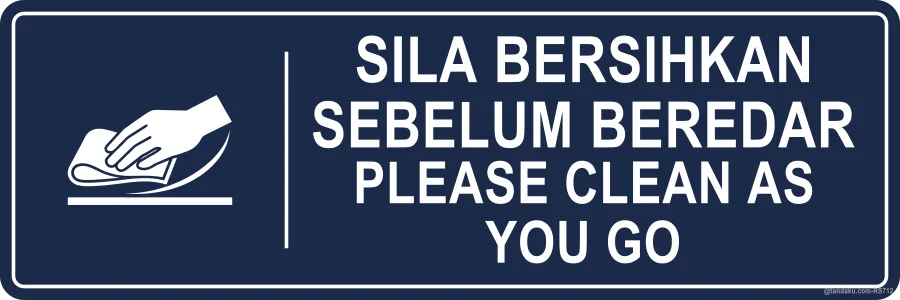 Please Clean As You Go
