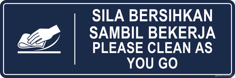 Please Clean As You Go