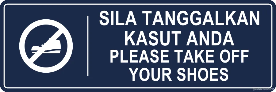 Please Take Off Shoes