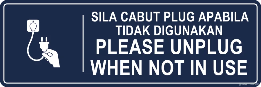 Please Unplug When Not In Use