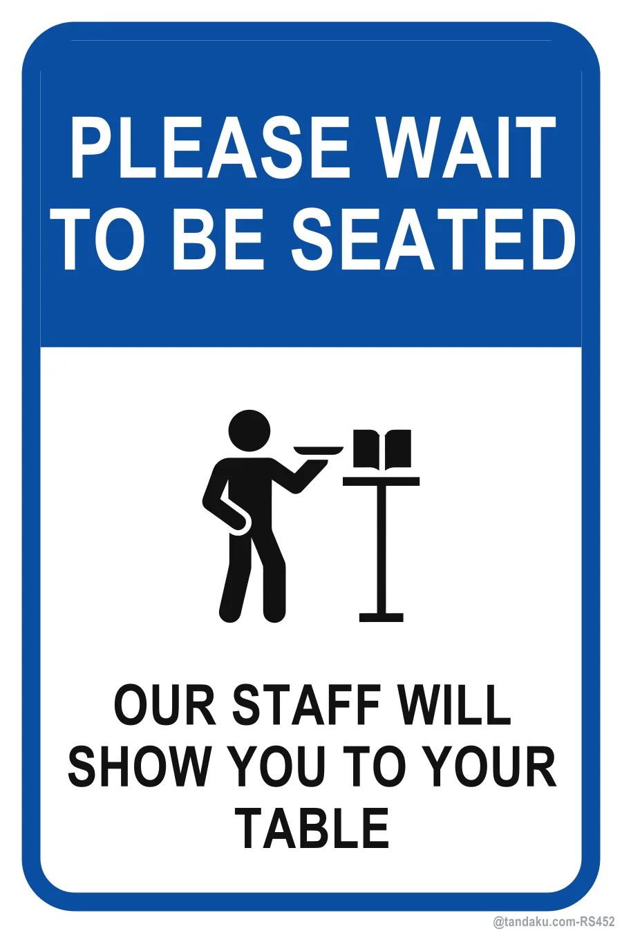 PLEASE WAIT TO BE SEATED — English