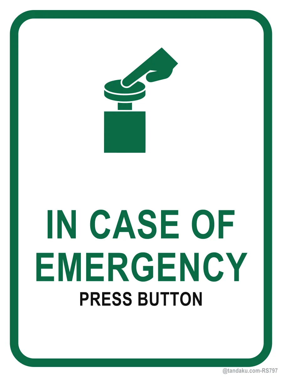 IN CASE OF EMERGENCY — English