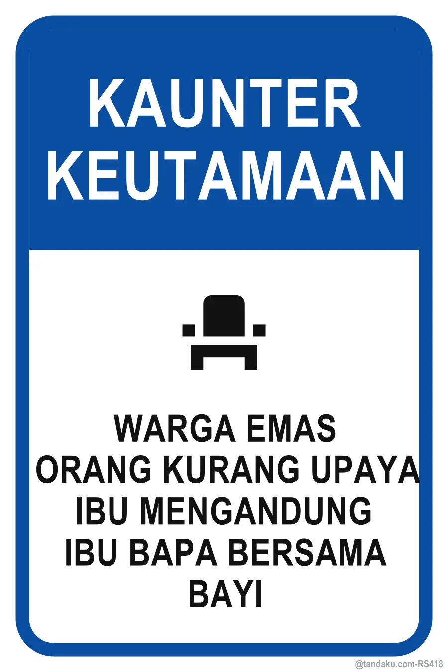 PRIORITY COUNTER — Bahasa Malaysia