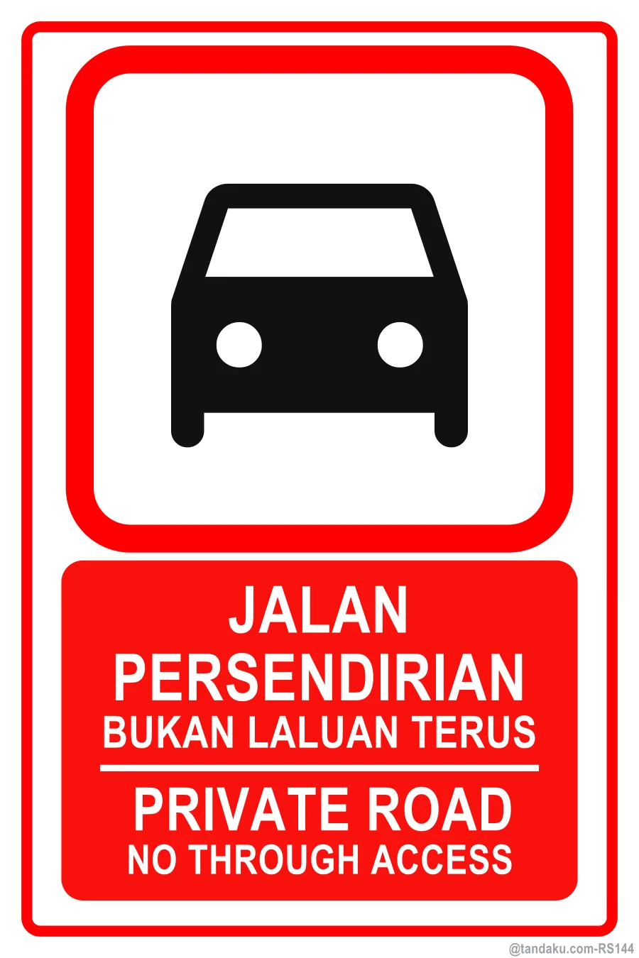 Private Road — BM + EN