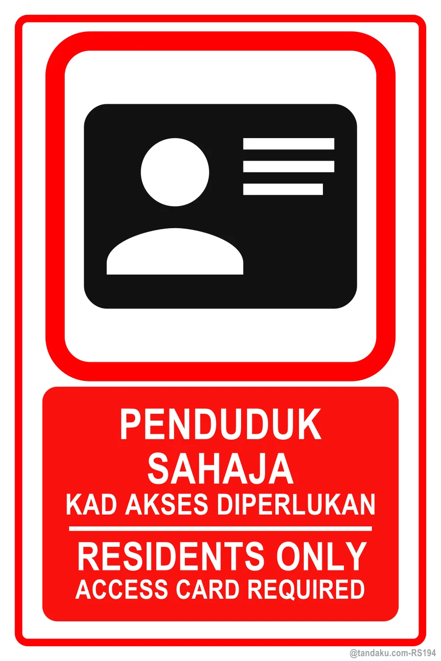Residents Only