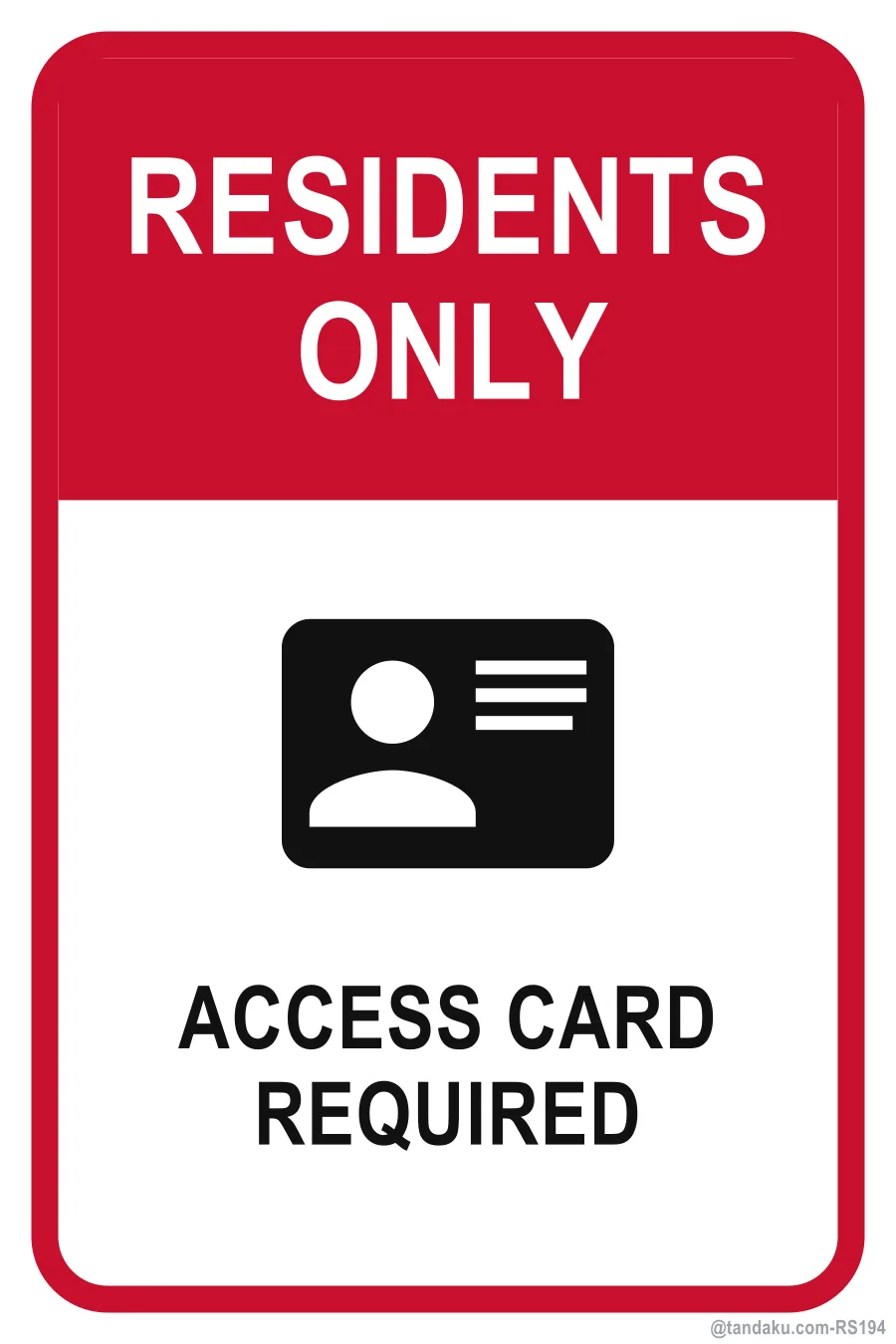 RESIDENTS ONLY — English