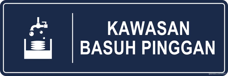 DISHWASHING AREA — Bahasa Malaysia