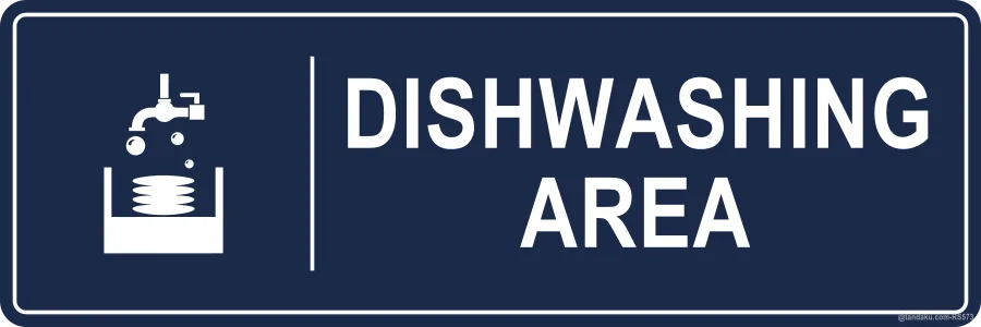 DISHWASHING AREA — English