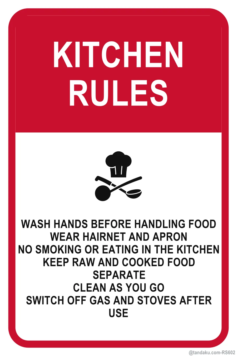 KITCHEN RULES — English