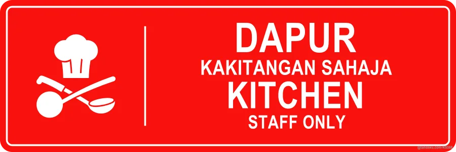 Restaurant Kitchen Staff Only