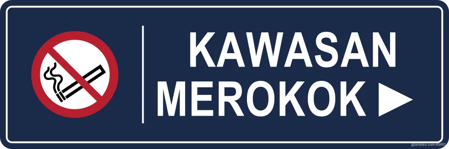 SMOKING AREA ► — Bahasa Malaysia