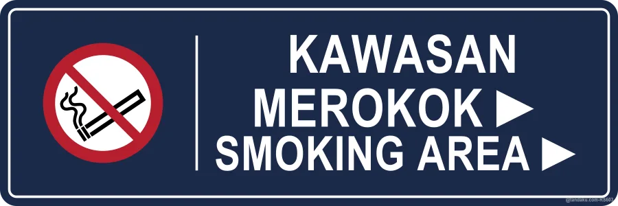 Restaurant Smoking Area Arrow Right