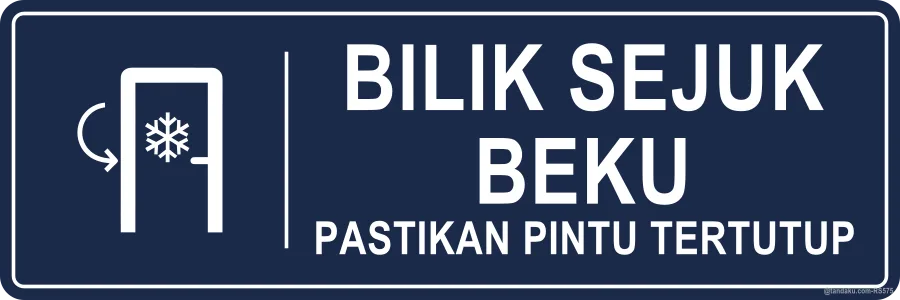 WALK-IN FREEZER — Bahasa Malaysia