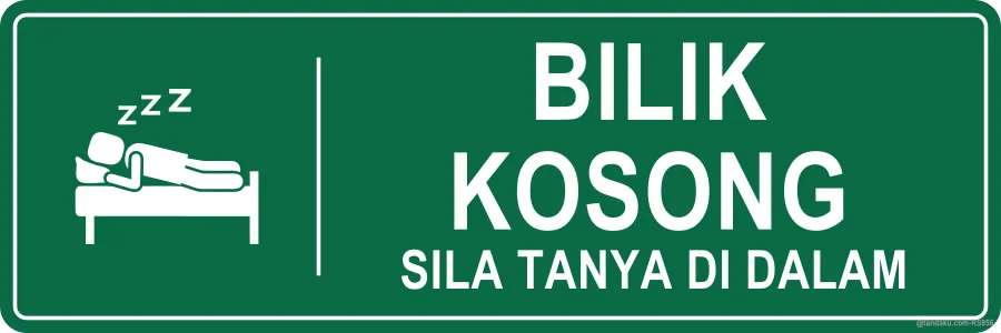 ROOM AVAILABLE — Bahasa Malaysia