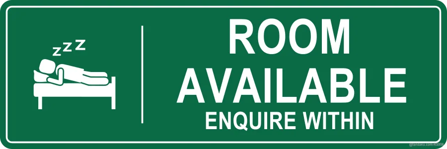 ROOM AVAILABLE — English