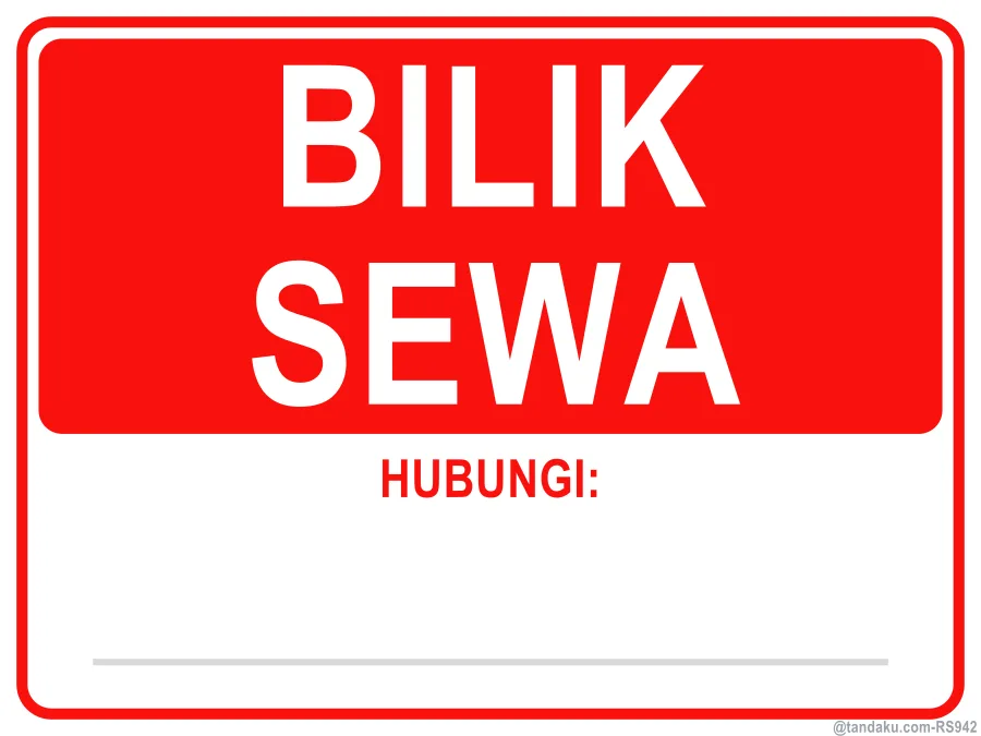 ROOM FOR RENT — Bahasa Malaysia
