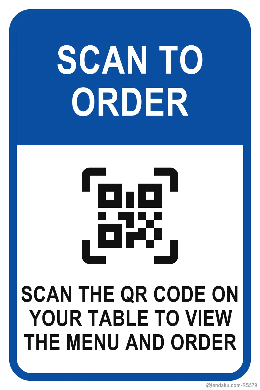 SCAN TO ORDER — English