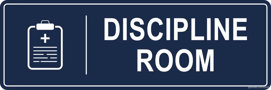 DISCIPLINE ROOM — English