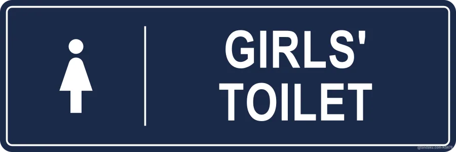 GIRLS' TOILET — English