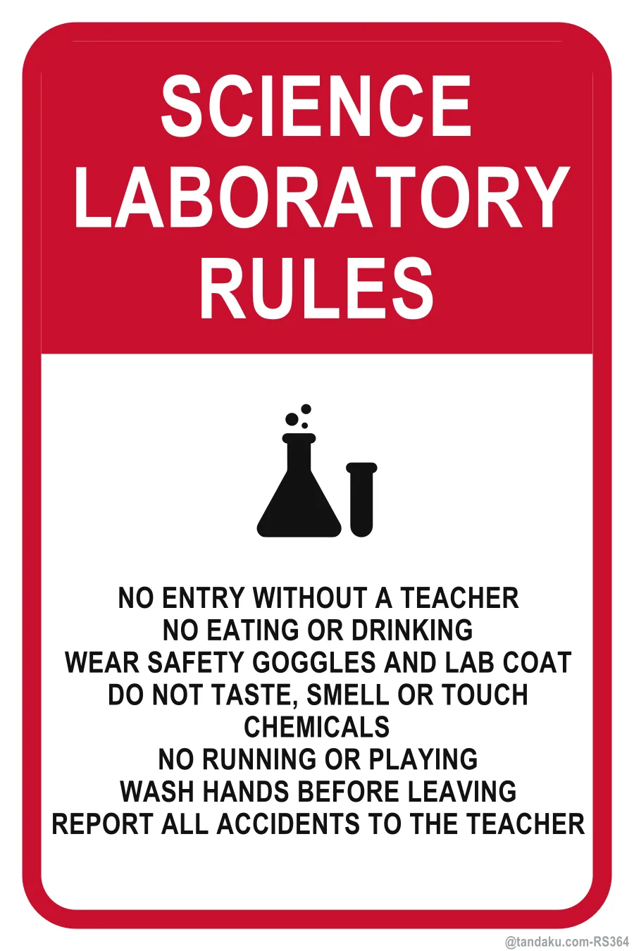 Science Lab Rules — English