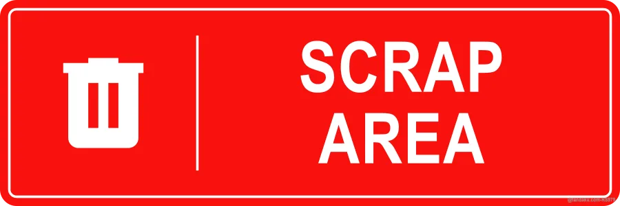 SCRAP AREA — English