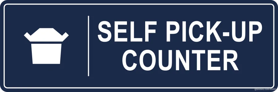 SELF PICK-UP COUNTER — English