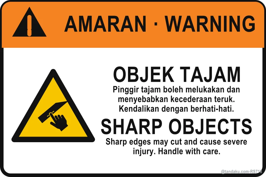Sharp Objects Label